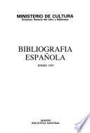 Bibliografía española