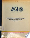 Bibliografía Latinoamericana de Desarrollo Rural 1986-1987