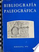 Bibliografía paleográfica