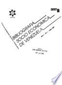 Bibliografía socio económica de Venezuela