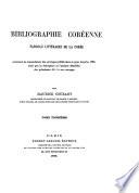 Bibliographie coréenne