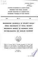 Bibliographie universelle de sécurité sociale