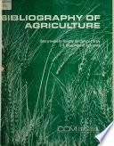 Bibliography of Agriculture with Subject Index