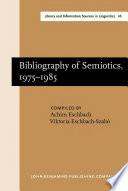 Bibliography of Semiotics, 19751985