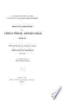 Biblioteca argentina de libros raros americanos
