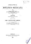 Biblioteca botánico-mexicana