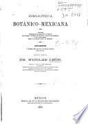 Biblioteca botánico-mexicana