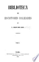 Biblioteca de escritores baleares