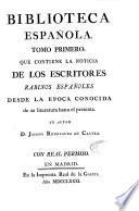 Biblioteca española