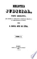 Biblioteca judicial, parte legislativa