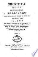 Biblioteca Nueva De Los Escritores Aragoneses