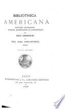 Bibliotheca americana