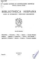 Bibliotheca hispana