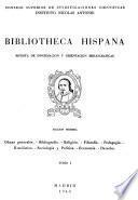 Bibliotheca hispana