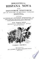 Bibliotheca Hispana Nova