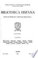 Bibliotheca Hispana; Revista de Información y Orientación Bibliográficas. Sección 1