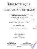 Bibliothèque de la Compagnie de Jésus: A-L