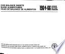 Bilans Alimentaires