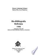 Bio-bibliografía boliviana