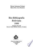 Bio-bibliografía boliviana