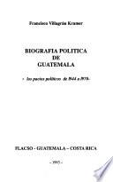 Biografía política de Guatemala