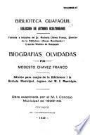 Biografías olvidadas