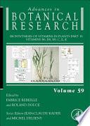 Biosynthesis of Vitamins in Plants Part B