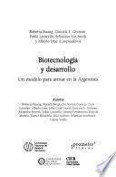 Biotecnología y desarrollo
