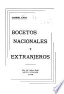 Bocetos ecuatorianos y extranjeros