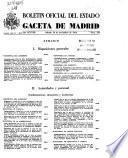 Boletâin oficial del estado: Gaceta de Madrid