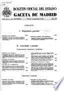 Boletâin oficial del estado: Gaceta de Madrid