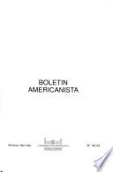 Boletín americanista