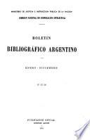 Boletín bibliográfico argentino