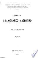 Boletín bibliográfico argentino
