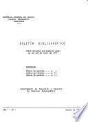 Boletín bibliográfico - Biblioteca del Poder Legislativo
