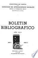 Boletín bibliográfico - Bibliotecas de Marina