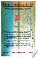 Boletín bibliográfico