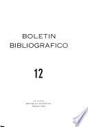 Boletín bibliográfico