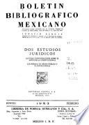 Boletín bibliográfico mexicano