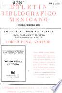 Boletín bibliográfico mexicano