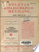 Boletín bibliográfico mexicano