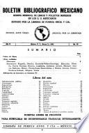 Boletín bibliográfico mexicano