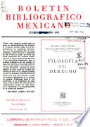 Boletín bibliográfico mexicano