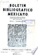 Boletín bibliográfico mexicano