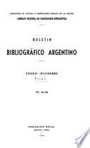 Boletín Bibliográfico Nacional