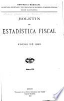 Boletín de estadística fiscal