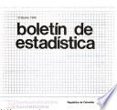 Boletín de estadística