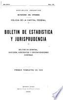 Boletin de estadística y jurisprudencia