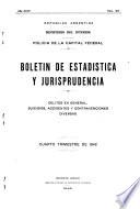 Boletin de estadística y jurisprudencia