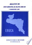 Boletín de estadísticas bancarias